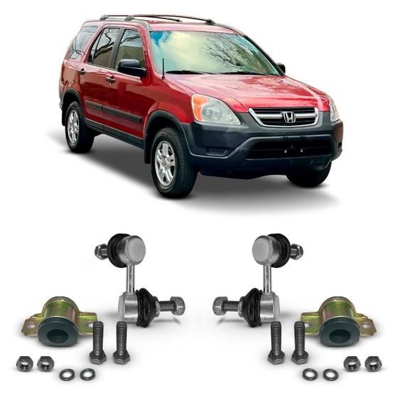 Imagem de Par Kit Bieleta Bucha Dianteira Honda Crv 2002 A 2006