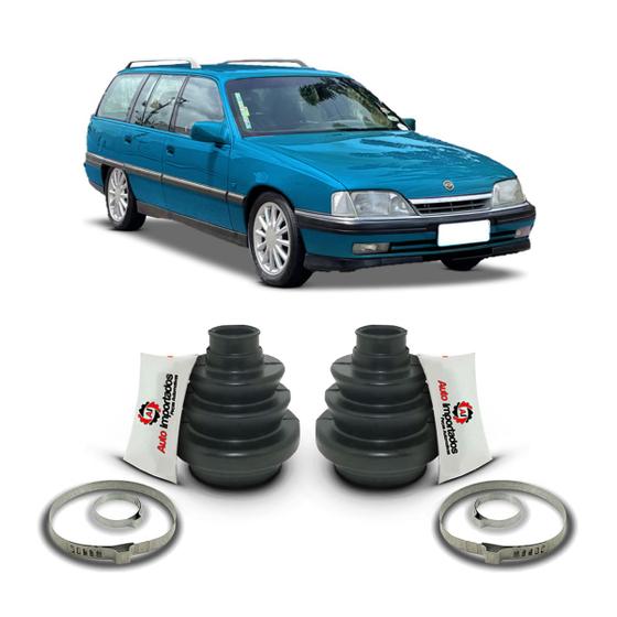 Imagem de Par Kit Borracha Coifa Graxa Abraçadeira Homocinética Lado Roda Chevrolet Suprema 1993 1994 1995 1996