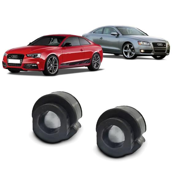Imagem de Par Kit Bucha Barra Estabilizadora Suspensão Dianteira Audi A5 Coupe 2009 2010 2011 2012 2013 2014 2015 2016
