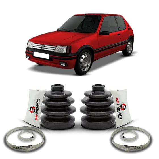 Imagem de Par Kit Coifa Borracha Graxa Homocinética Lado Roda Peugeot 205 1987 1988 1989 1990 1991 1992 1993 1994 1995 1996 1997