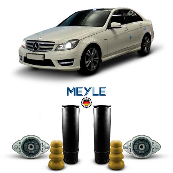 Imagem de Par Kit Coxim Batedor Batente Coifa Amortecedor Traseiro Mercedes Benz C200 W204 2007 2008 2009 2010 2011 2012 2013 2014