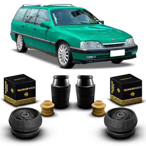 Imagem de Par Kit Coxim Batedor Suporte Original Axios Batente Coifa Amortecedor Dianteiro Chevrolet Suprema 1993 1994 1995 1996