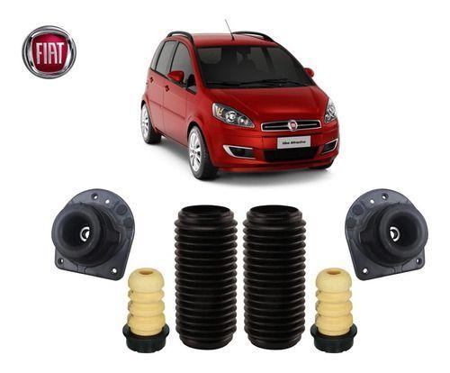 Imagem de Par Kit Coxim Batente Amortecedor Dianteiro Fiat Idea 2008 2009 2010