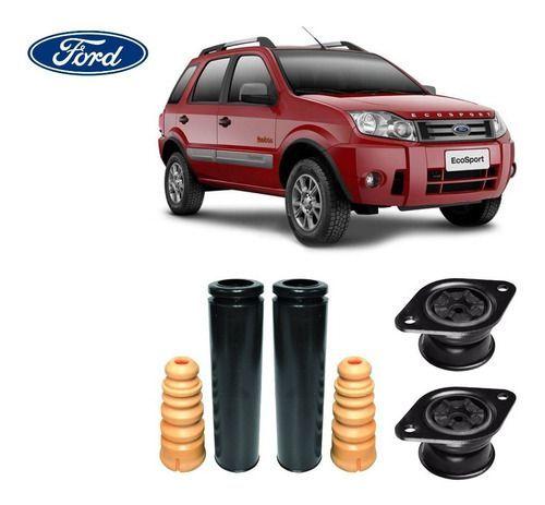 Imagem de Par Kit Coxim Batente Coifa Amortecedor Traseiro Ford Ecosport 2003 / 2011