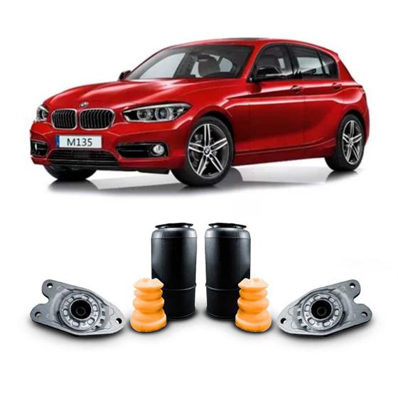 Imagem de Par Kit Coxim Batente Coifa Amortecedor Traseiro Suspensão Traseira Bmw M135i 2013 2014 2015 2016