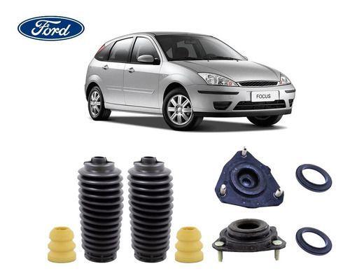 Imagem de Par Kit Coxim Batente Coifa Rolamento Do Amortecedor Dianteiro Ford Focus 2000 2001 2002 Pronta Entrega
