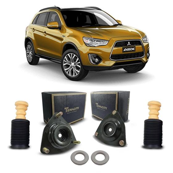 Imagem de Par Kit Coxim Batente Dianteiro Mitsubishi Asx 14