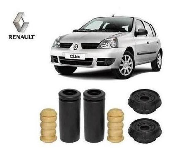 Imagem de Par Kit Coxim Batente Dianteiro Renault Clio 2007 2008 2009 2010 2011