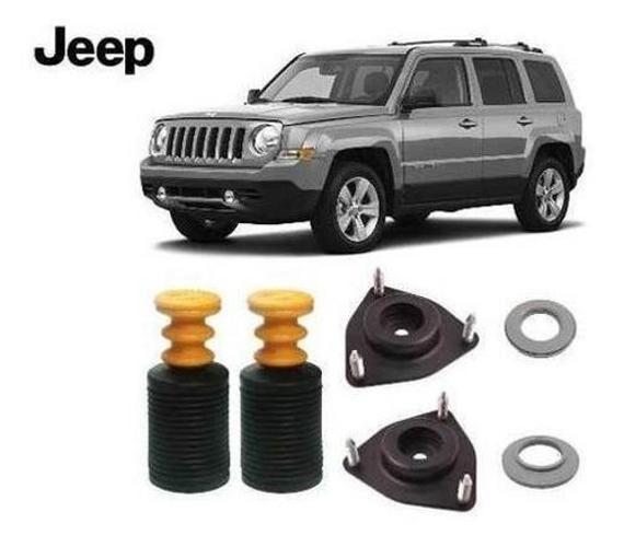 Imagem de Par Kit Coxim Rolamento Batente Coifa Dianteiro Jeep Patriot