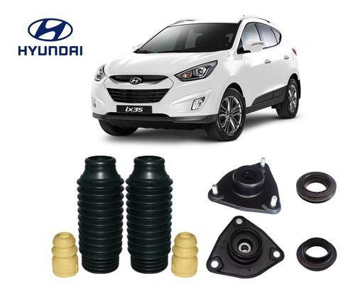 Imagem de Par Kit Coxim Rolamento Batente Coifa Hyundai Ix35 2013 2014 2015