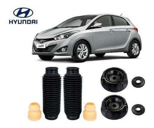 Imagem de Par Kit Coxim Rolamento Batente Hyundai Hb20 2012 2013 2014 2015