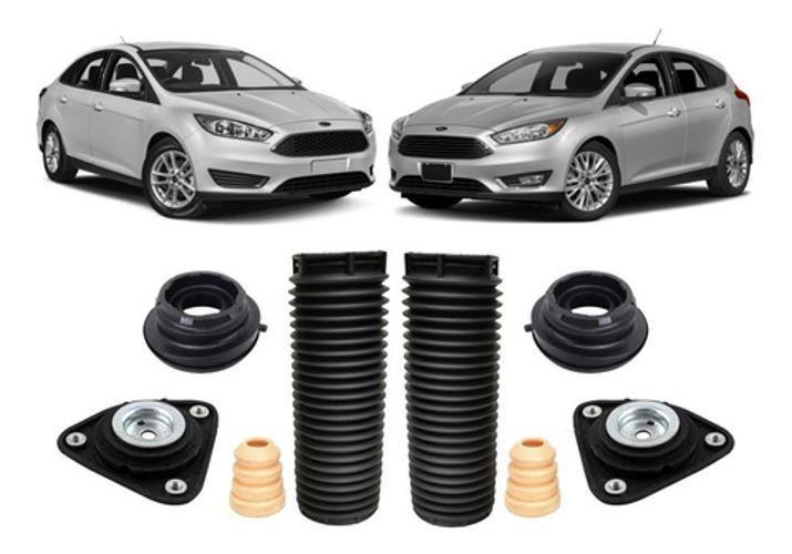 Imagem de Par Kit Coxim Suspensão Dianteira Ford Focus 2018 2019 2020