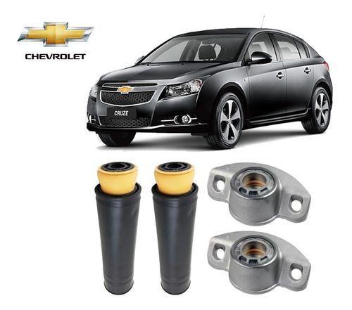 Imagem de Par Kit Da Suspensão Coxim Batente Coifa Traseiro Chevrolet Cruze Hatch 2012 2013 2014 2015 2016/... Envio Imediato