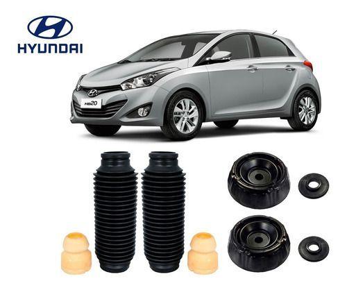 Imagem de Par Kit Do Amortecedor Dianteiro Coxim Rolamento Batente Coifa Hyundai Hb20 2017 2018 2019 Em Estoque