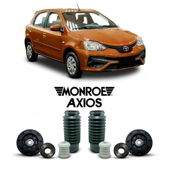 Imagem de Par Kit Do Amortecedor Dianteiro Toyota Etios 2016 Até 2021