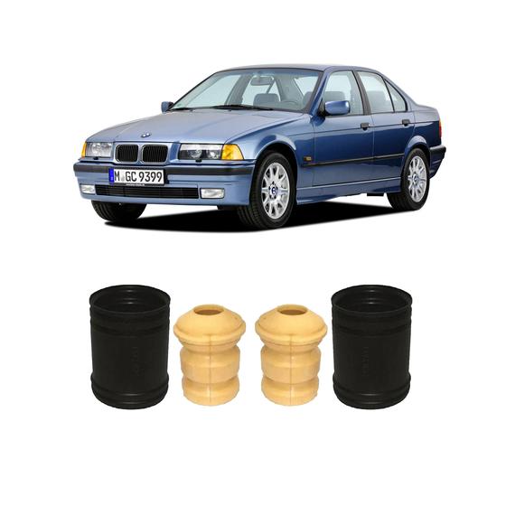 Imagem de Par Kit Parcial Batente Dianteiro Bmw 318I 1994 1995 1996 97