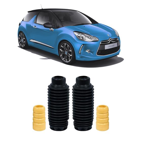 Imagem de Par Kit Reparo Batente Dianteiro Citroen DS3 2012 2013 2014