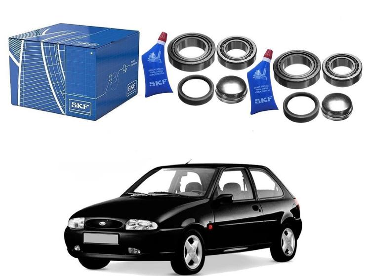 Imagem de Par kit rolamento roda traseiro skf original ford fiesta 1.3 1995 a 1999