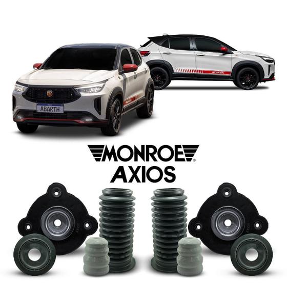 Imagem de Par Kit Suporte Amortecedor Dianteiro Fiat Pulse Abarth 2023