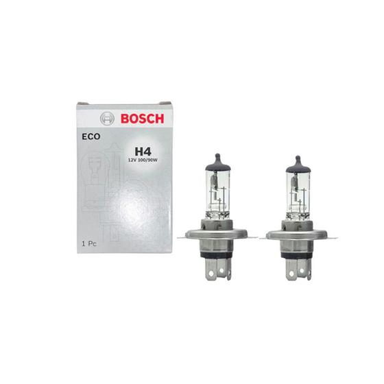 Par Lampada H4 100w 90w 12V Rallye Original Bosch Menor preço em Par Lampada H4 100w 90w 12V Rallye Original Bosch