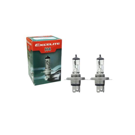 Par Lampada H4 100w 90w 12V Rallye Original Excelite Menor preço em Par Lampada H4 100w 90w 12V Rallye Original Excelite