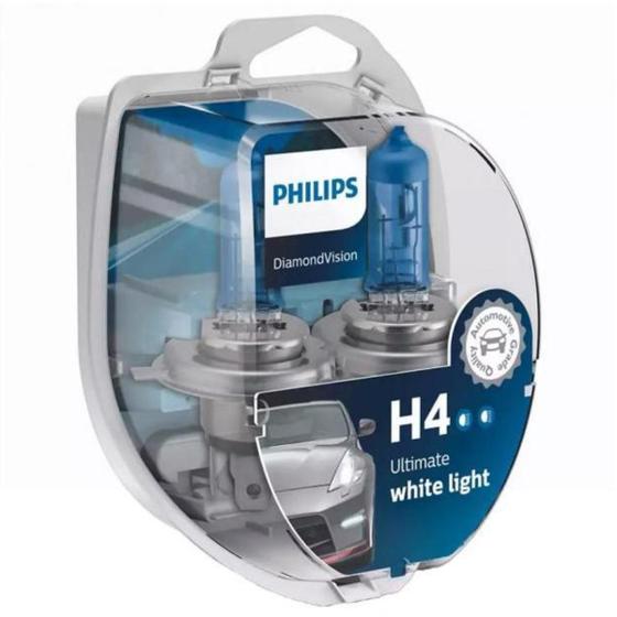 Imagem de Par Lampada H4 12v* 60/55w Diamond Vision 5000k