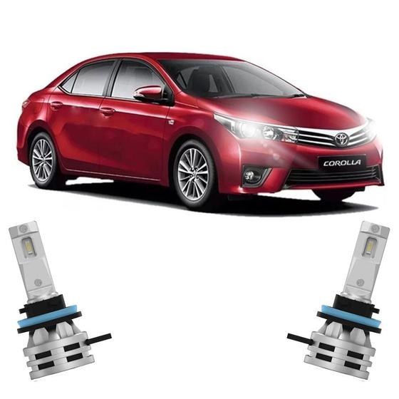 Imagem de Par Lâmpada LED Farol Baixo Corolla 2015/2017 6500k Haloway