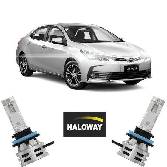 Imagem de Par Lâmpada Led Farol Baixo Corolla 2018/2019 6500K Haloway