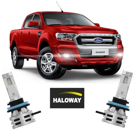 Imagem de Par Lâmpada Led Farol Milha Ranger 2017/2019 6500K Haloway