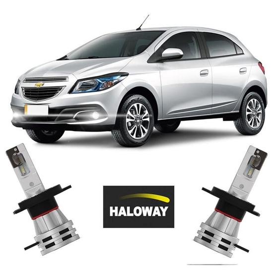 Imagem de Par Lâmpada Led Farol Onix 2012/2016 6500K Haloway