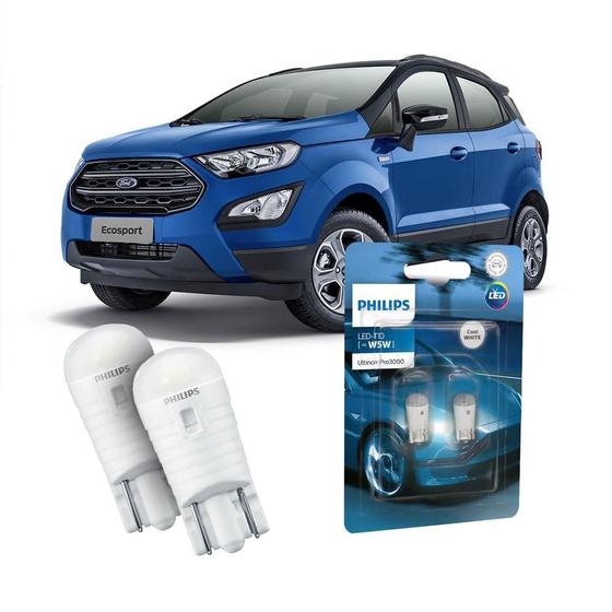 Imagem de Par Lâmpada Led Farolete Ecosport Philips Ultinon