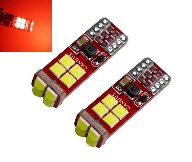 Imagem de Par Lâmpada Pingo T10 12 Leds Cree Canbus Canceller 12v/24v