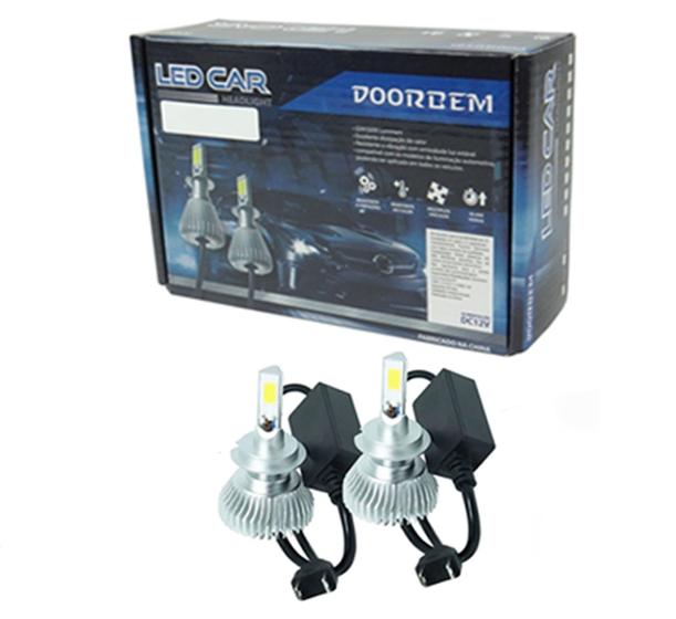 Par Lâmpada Super Led Headlight H8 32W 3200 Lumens 6000K - Doorbem Imagem de Par Lâmpada Super Led Headlight H8 32W 3200 Lumens 6000K - Doorbem