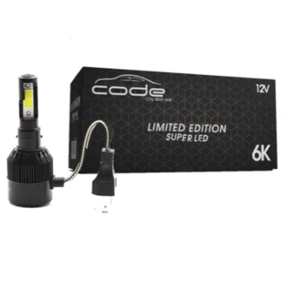 Imagem de Par Lâmpada Super Led Limited Edition 12V 6000K H4 TechOne