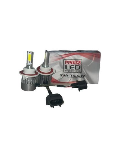 Imagem de Par Lâmpada Ultra Led H13 Tay Tech 6000 Lumens Efeito Xenon