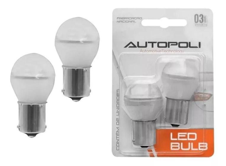 Imagem de Par Lâmpadas Automotivo Led Ba15s 21 1 Polo 1141