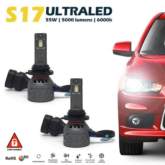 Imagem de Par Lâmpadas HB4 Farol Milha Celta Ultra Led 10000 Lumens Canbus Canceller Não Acusa 2006 2007 2008 2009 2010