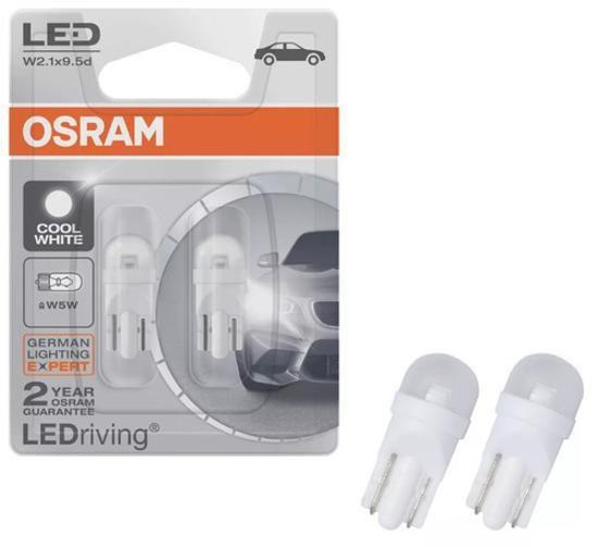 Imagem de Par Lampadas Lanterna Osram Led W5W Laguna 2.0 94 A 98