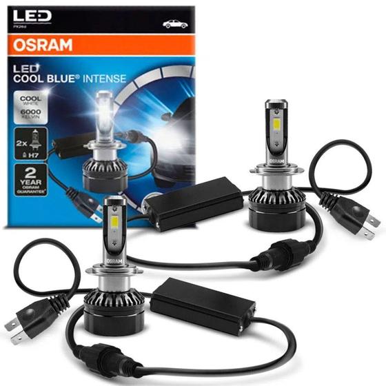 Par Lâmpadas Led Osram Cool Blue Intese H7 6000K 12v 25W 65210CWCBI Menor preço em Par Lâmpadas Led Osram Cool Blue Intese H7 6000K 12v 25W 65210CWCBI