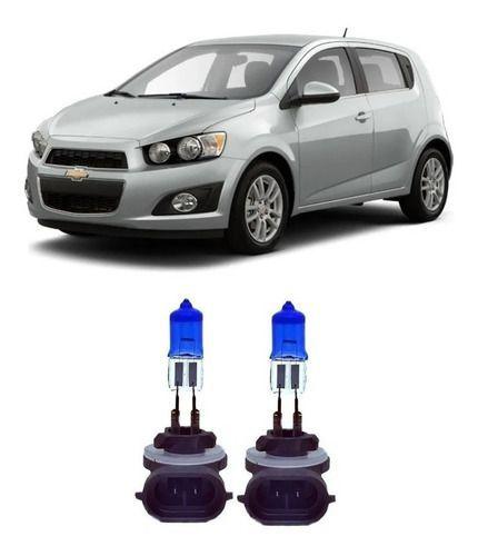 Imagem de Par Lampadas Super Branca Farol Milha Sonic 2012 13 14 H27