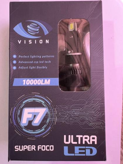 Imagem de Par Lâmpadas Ultra Led H1 Vision F7 10000 Lumens Cada