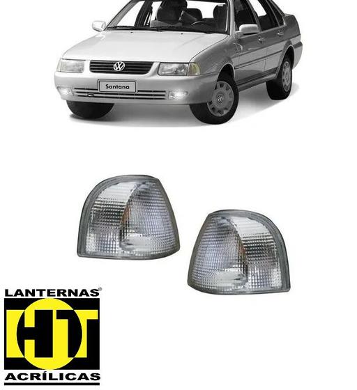Imagem de Par Lanterna Dianteira Pisca Seta Santana 99 A 2006 Quantum