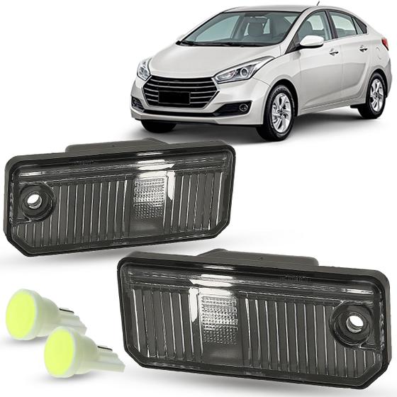 Imagem de Par Lanterna Luz Placa + LED Hyundai HB20S Sedan 2012 2013 2014 2015 2016 2017 2018 2019