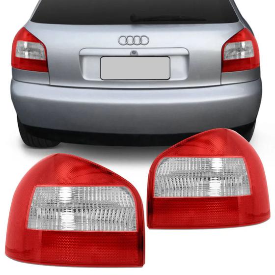 Par Lanterna Traseira Audi A3 2001 2002 2003 2004 2005 2006 Serve A3 1997 1998 1999 2000 Bicolor Menor preço em Par Lanterna Traseira Audi A3 2001 2002 2003 2004 2005 2006 Serve A3 1997 1998 1999 2000 Bicolor