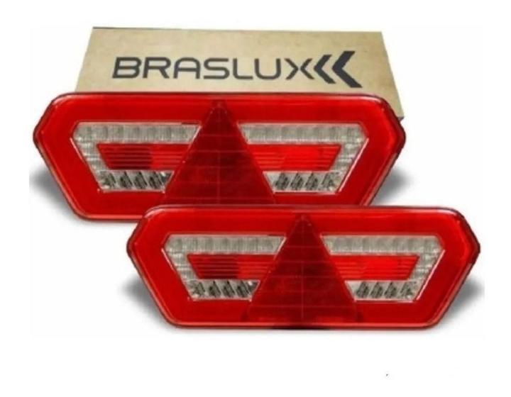 Imagem de Par Lanterna Traseira LED Guerra Diamond III 3 24V Original
