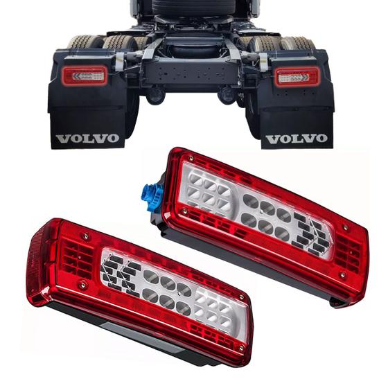 Imagem de Par Lanterna Traseira Led Volvo Fh Fh16 540 Vm Fm Após 2015