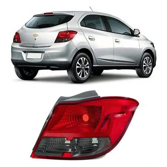 PAR LANTERNA TRASEIRA VERMELHO E FUMÊ ONIX HATCH 2012 Em Diante Menor preço em PAR LANTERNA TRASEIRA VERMELHO E FUMÊ ONIX HATCH 2012 Em Diante