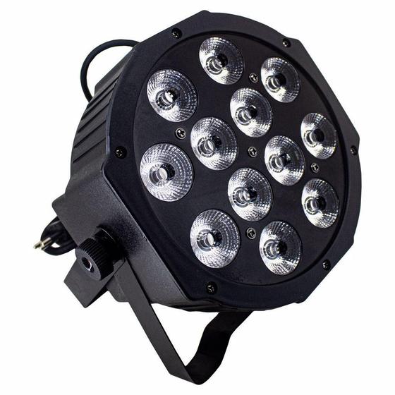 Imagem de Par Led Slim Rgbw 12 Leds De 12W