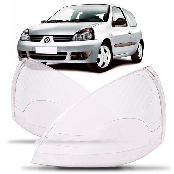 Imagem de Par Lente Farol Renault Clio 2003 A 2012