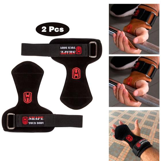 Par Luva Hand Grip Couro Cross E Calistenia Palmar Menor preço em Par Luva Hand Grip Couro Cross E Calistenia Palmar